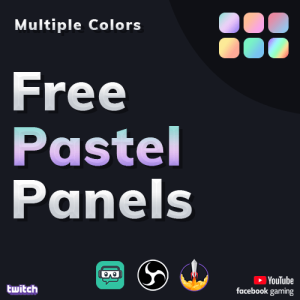 Pastel Twitch Panels
