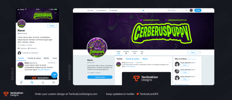 Twitter Header CerberusPuppy