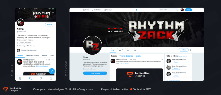 Twitter Header RhythmZack