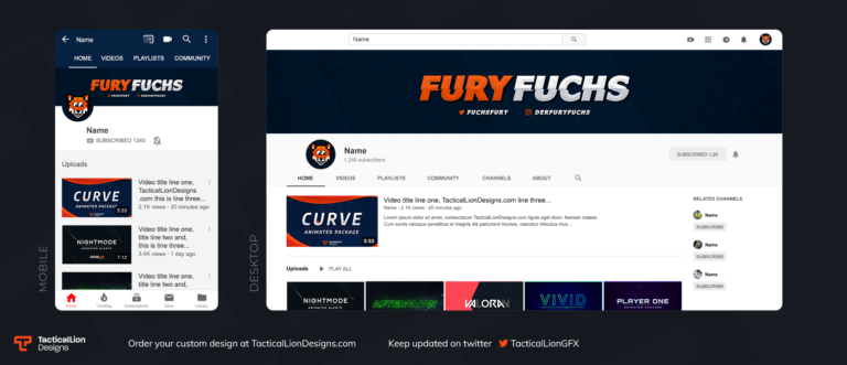 YouTube Banner FuryFuchs